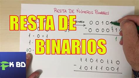 Resta De Binarios