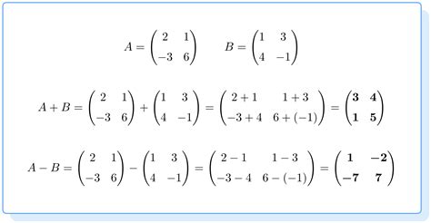 Resta De Matrices