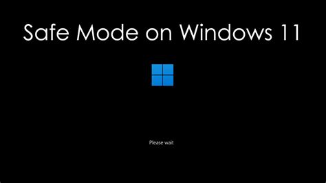restart windows 11 in safe mode with networking
