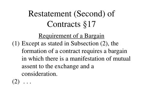 Restatement Second Of Contracts