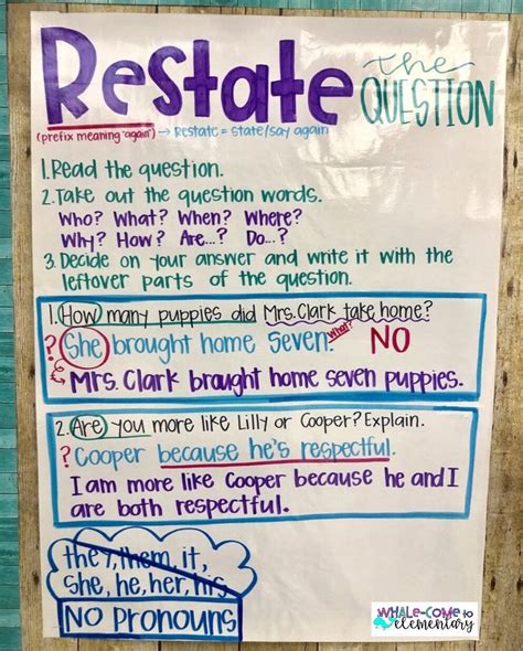 Restating The Question In The Answer Freebie Included Restating The Question Worksheet 3rd Grade - Restating The Question Worksheet 3rd Grade