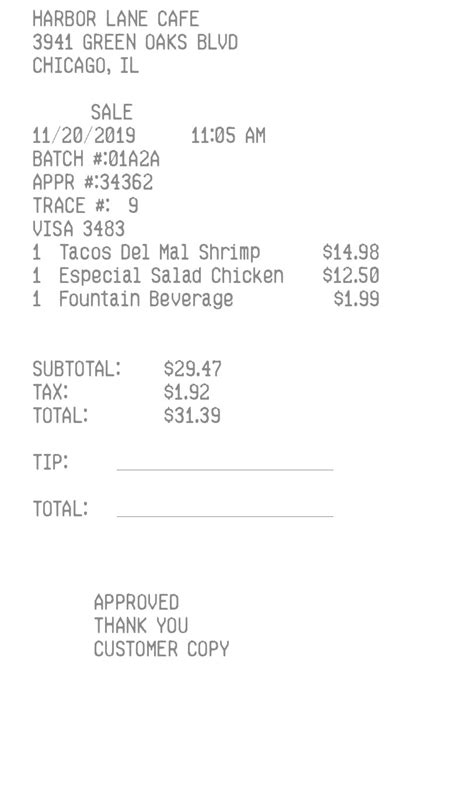 Restaurant Bill Generator