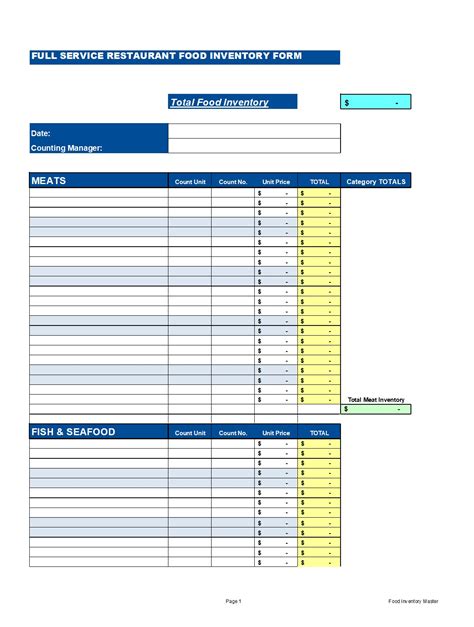 Restaurant Inventory Spreadsheet Xls And Restaurant Food Restaurant Math Worksheets - Restaurant Math Worksheets
