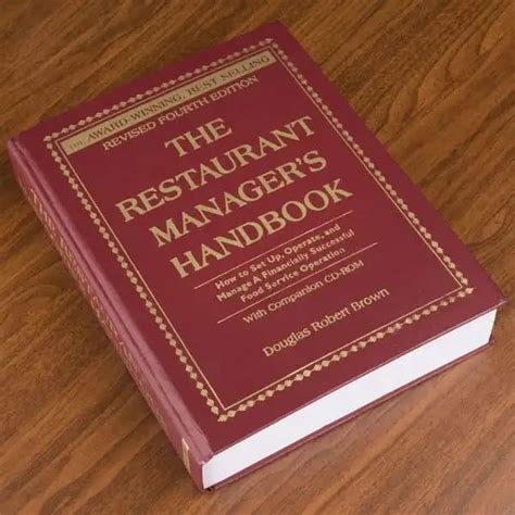 restaurant managers handbook