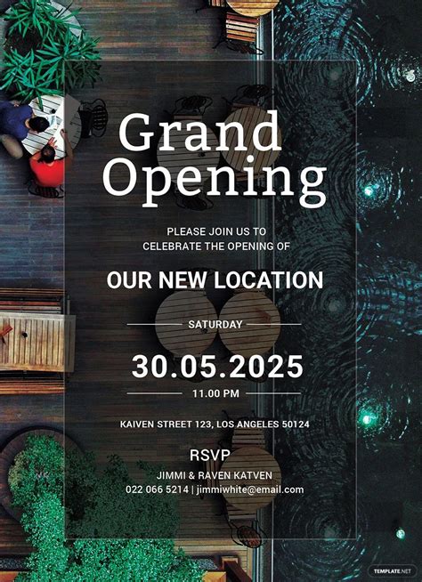 Restaurant Opening Invitation