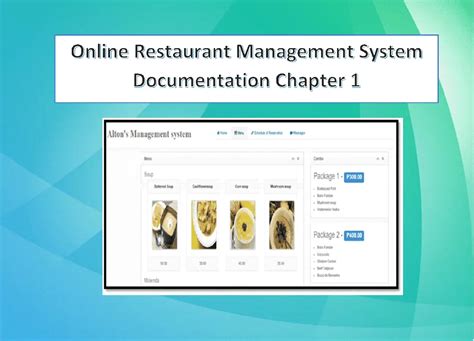 Download Restaurant Management System Documentation 