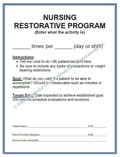 Full Download Restorative Nursing Walk To Dine Program 