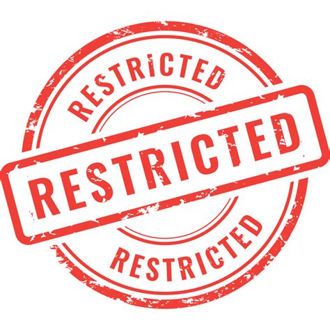 restricted