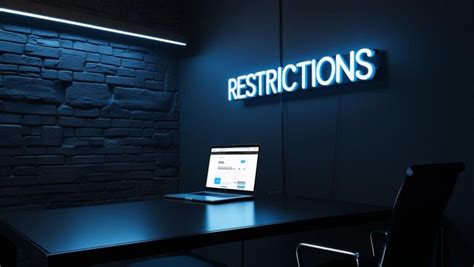 restricties