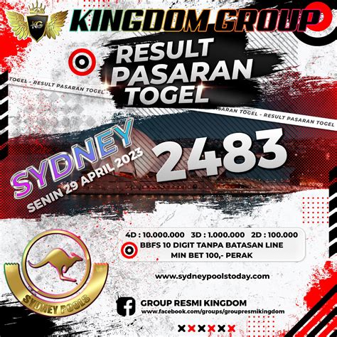 RESULT SDY LENGKAP - SYDNEY LOTTO >> Situs Resmi Keluaran Result Togel Sdy Lotto