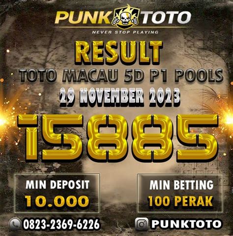 RESULT TOTO MACAU 5D 2023 - Data Keluaran Macau 2024 • Paito Pengeluaran Macau Pools