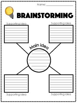 Results For Brainstorming Worksheet Tpt Brainstorm Worksheet Grade 3 - Brainstorm Worksheet Grade 3