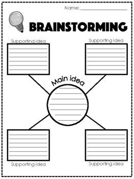 Results For Brainstorming Worksheet Tpt Brainstorming Writing Worksheet 1st Grade - Brainstorming Writing Worksheet 1st Grade