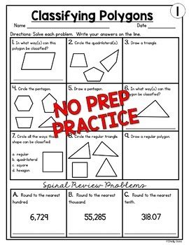 Results For Classifying Polygons Worksheet Tpt Polygon Attributes Worksheet - Polygon Attributes Worksheet