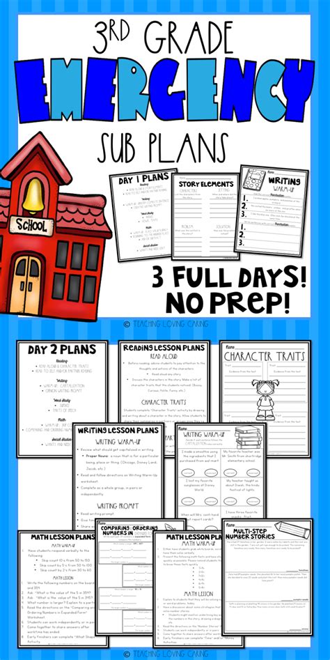 Results For Emergency Sub Plans 3rd Grade Tpt Emergency Sub Plans 3rd Grade - Emergency Sub Plans 3rd Grade