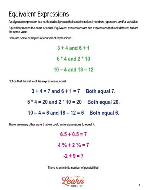 Results For Equivalent Expressions Third Grade Tpt 3rd Grade Simple Expressions Worksheet - 3rd Grade Simple Expressions Worksheet