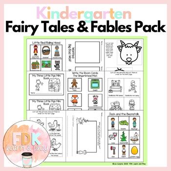 Results For Fables Kindergarten Tpt Kindergarten Fables - Kindergarten Fables