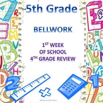 Results For Fifth Grade Bellwork Tpt Bell Work For 5th Grade - Bell Work For 5th Grade