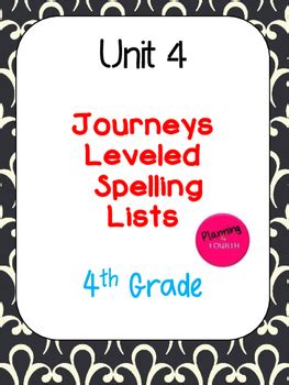 Results For Fourth Grade Journeys Spelling List And Journeys Vocabulary Words 4th Grade - Journeys Vocabulary Words 4th Grade