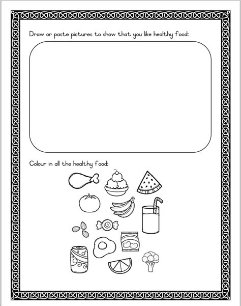 Results For Grade 2 Healthy Eating Tpt 2nd Grade Healthy Eating Worksheet - 2nd Grade Healthy Eating Worksheet
