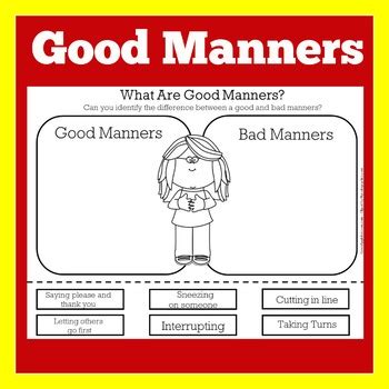 Results For Manners Worksheets Tpt Manners Worksheets For Preschool - Manners Worksheets For Preschool