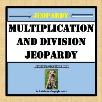 Results For Multiplication And Division Jeopardy Tpt Division Jeopardy 4th Grade - Division Jeopardy 4th Grade