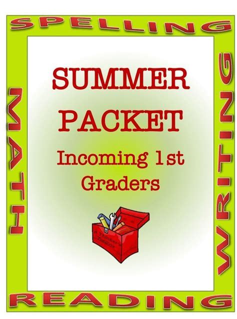 Results For Summer Packet For Incoming First Graders Entering 1st Grade Summer Packet - Entering 1st Grade Summer Packet