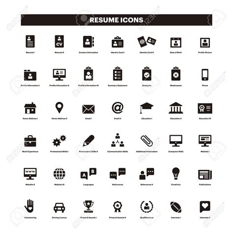 resume icons for mac