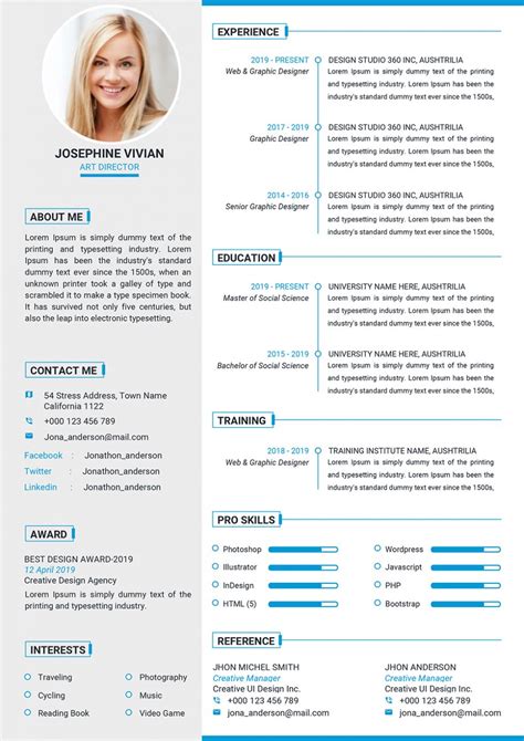resume template for Word