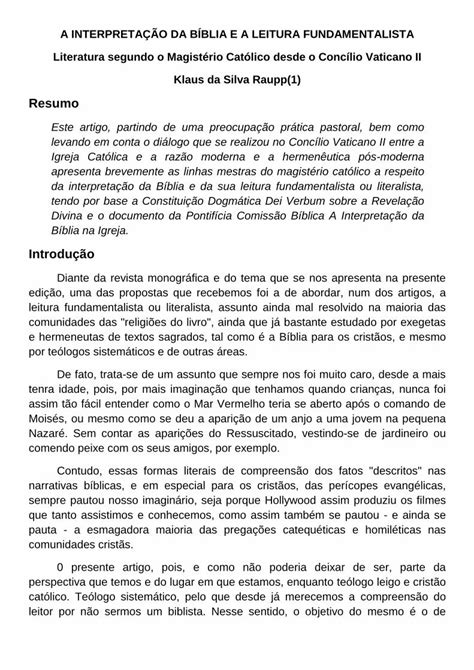 Resumo Da Bíblia