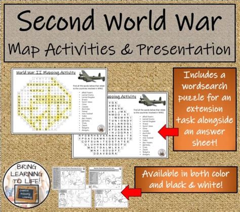 reteaching activity world war