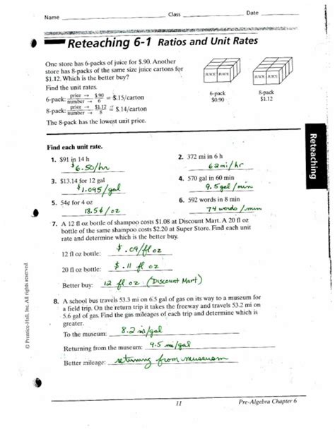 Read Online Reteaching Activity 6 1 Answers 