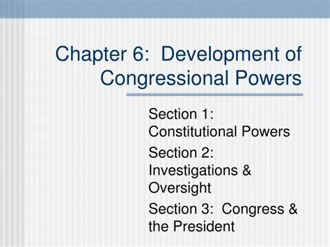 Download Reteaching Activity Chapter 6 Development Of Congressional 