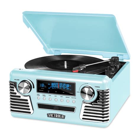 Retro Turntable Record Player