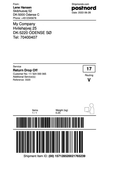 Return Label Doesnt Have My Address On It