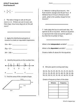 Review 6th Grade Math Common Core Is Another Math Common Core 6th Grade - Math Common Core 6th Grade