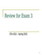 review for exam3 of control chart montogomery