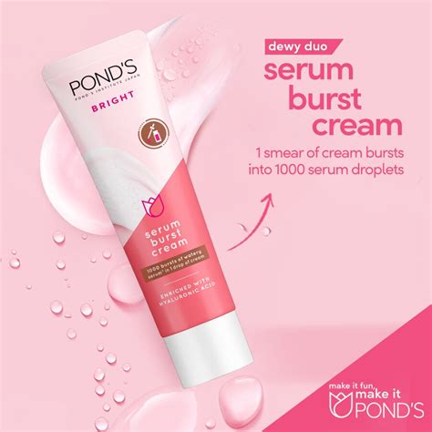 review ponds white beauty serum burst cream