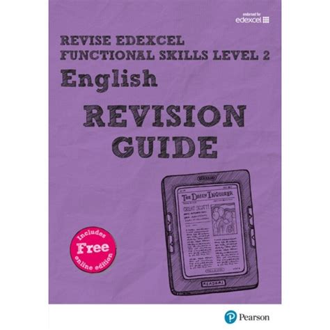 Download Revise Edexcel Functional Skills English Level 2 Revision Guide Includes Online Edition Revise Functional Skills 
