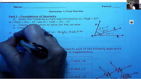 Read Revised Fall 2014 Geometry Honors Semester One Review 