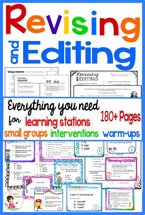 Revising And Editing Practice For Fourth Grade Tpt Revising And Editing Practice 4th Grade - Revising And Editing Practice 4th Grade