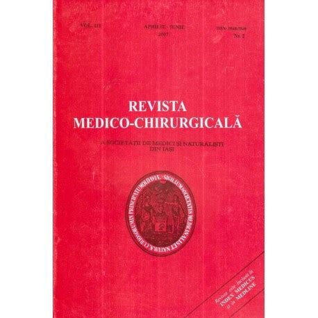 revista medico chirurgicala iasi cncsis romania