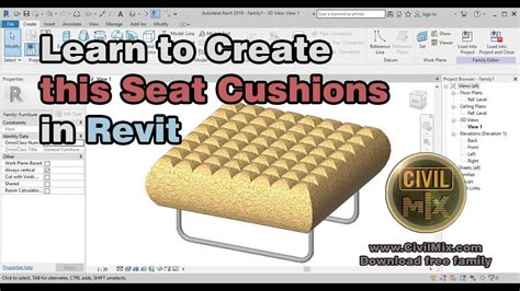 revit seat cushion