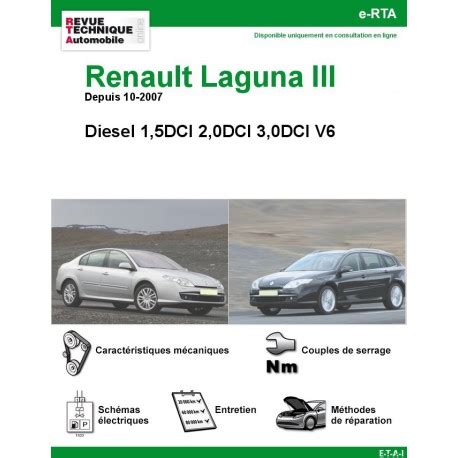 Read Revue Technique Automobile Laguna3 