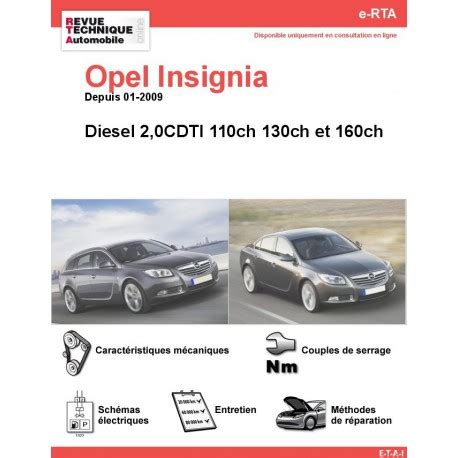 Read Revue Technique Insignia Opel 