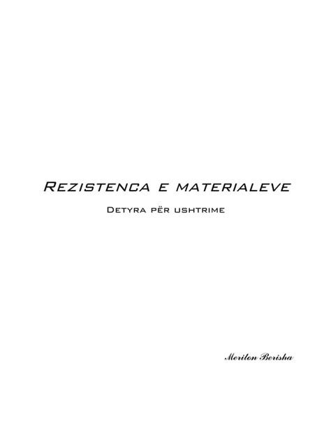rezistenca e materialeve pdf