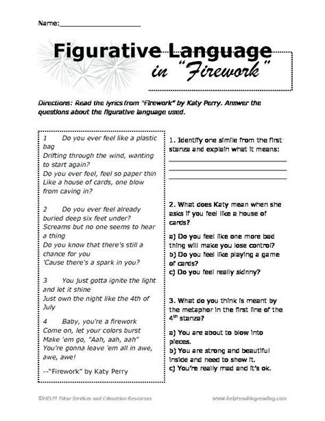 Rfxe5c Stromsparhelfer De Figurative Language Practice Answer Key - Figurative Language Practice Answer Key