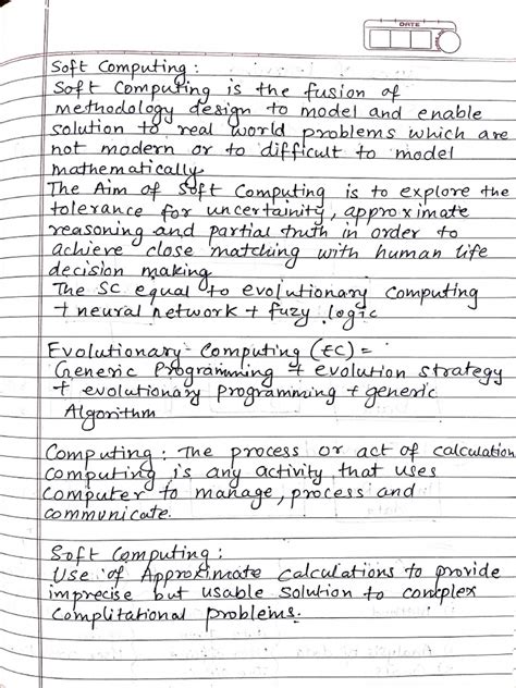 Rgpv Soft Computing Notes 2014