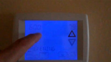 Rheem Thermostat Programming Manual
