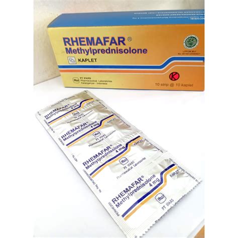 rhemafar methylprednisolone 4 mg obat untuk apa